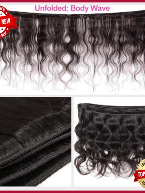 24-28 Inch Brazilian Body Wave Human Hair Extensions 10A Quality main image 6